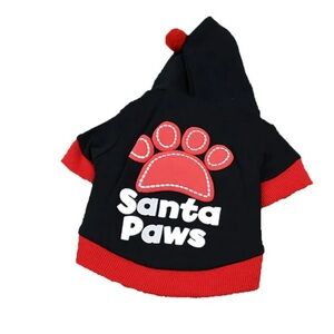 Dog Hoodie: Santa Paws, Small